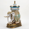Danny's Fine Porcelain Home Decor Danny's Fine Porcelain Elephant Statue With Lidded Box 60372