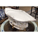 Danny's Fine Porcelain Home Decor Danny's Fine Porcelain Elongated Basin With Bronze Accent-Tessa 60309