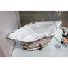 Danny's Fine Porcelain Home Decor Danny's Fine Porcelain Elongated Basin With Bronze Accent-Tessa 60309