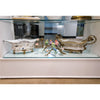 Danny's Fine Porcelain Home Decor Danny's Fine Porcelain Elongated Basin With Bronze Accent-Tessa 60309
