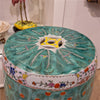 Danny's Fine Porcelain Home Decor Danny's Fine Porcelain Famille Rose Bok Choy Porcelain Garden Stool Expertly Hand-Painted and