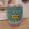 Danny's Fine Porcelain Home Decor Danny's Fine Porcelain Famille Rose Bok Choy Porcelain Garden Stool Expertly Hand-Painted and