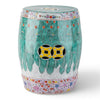 Danny's Fine Porcelain Home Decor Danny's Fine Porcelain Famille Rose Bok Choy Porcelain Garden Stool Expertly Hand-Painted and