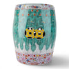Danny's Fine Porcelain Home Decor Danny's Fine Porcelain Famille Rose Bok Choy Porcelain Garden Stool Expertly Hand-Painted and