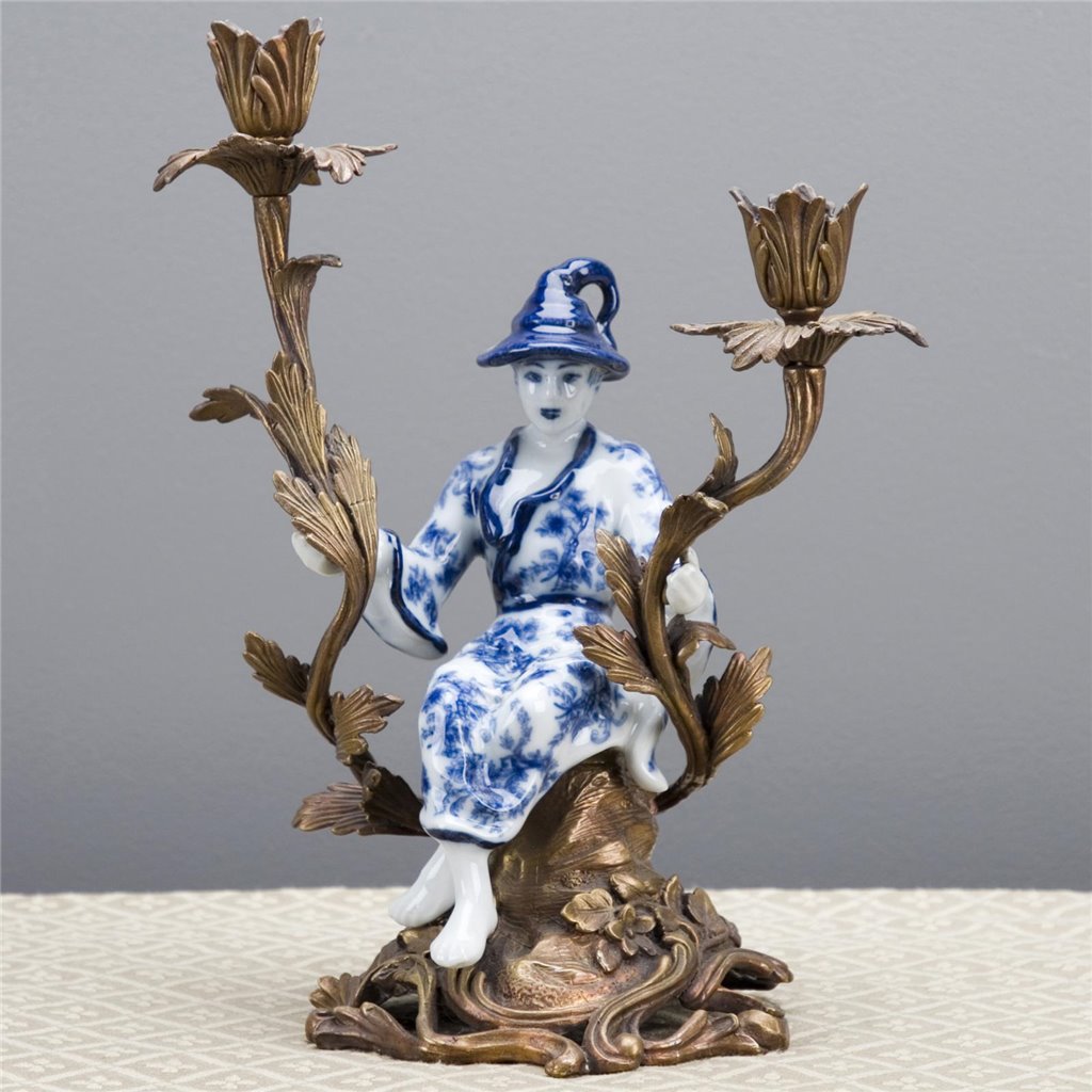 Danny's Fine Porcelain Home Decor Danny's Fine Porcelain Figurine Candle Holder 14208