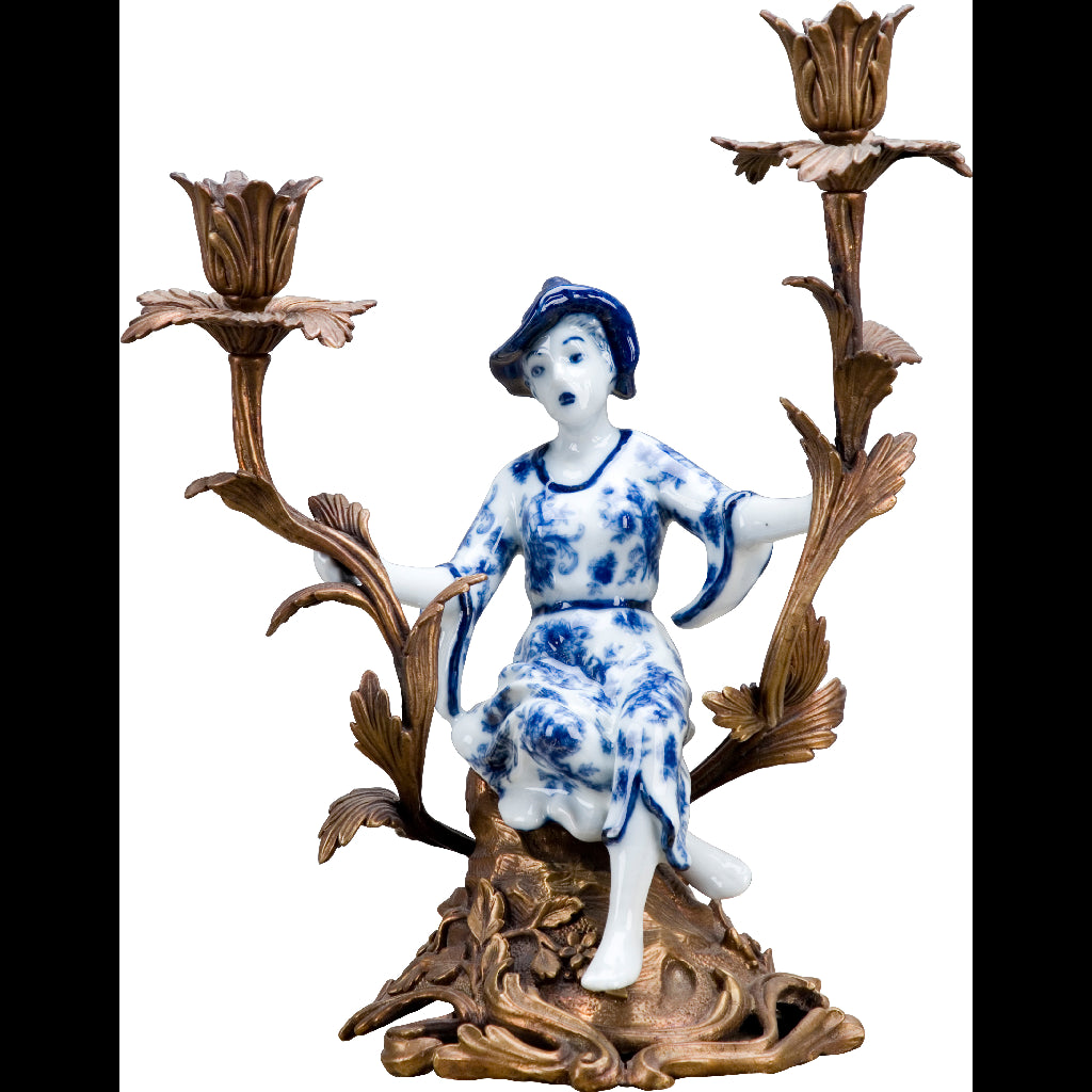 Danny's Fine Porcelain Home Decor Danny's Fine Porcelain Figurine Candle Holder 14209