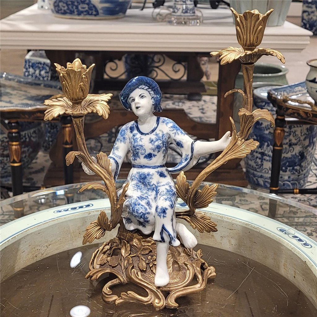 Danny's Fine Porcelain Home Decor Danny's Fine Porcelain Figurine Candle Holder 14209