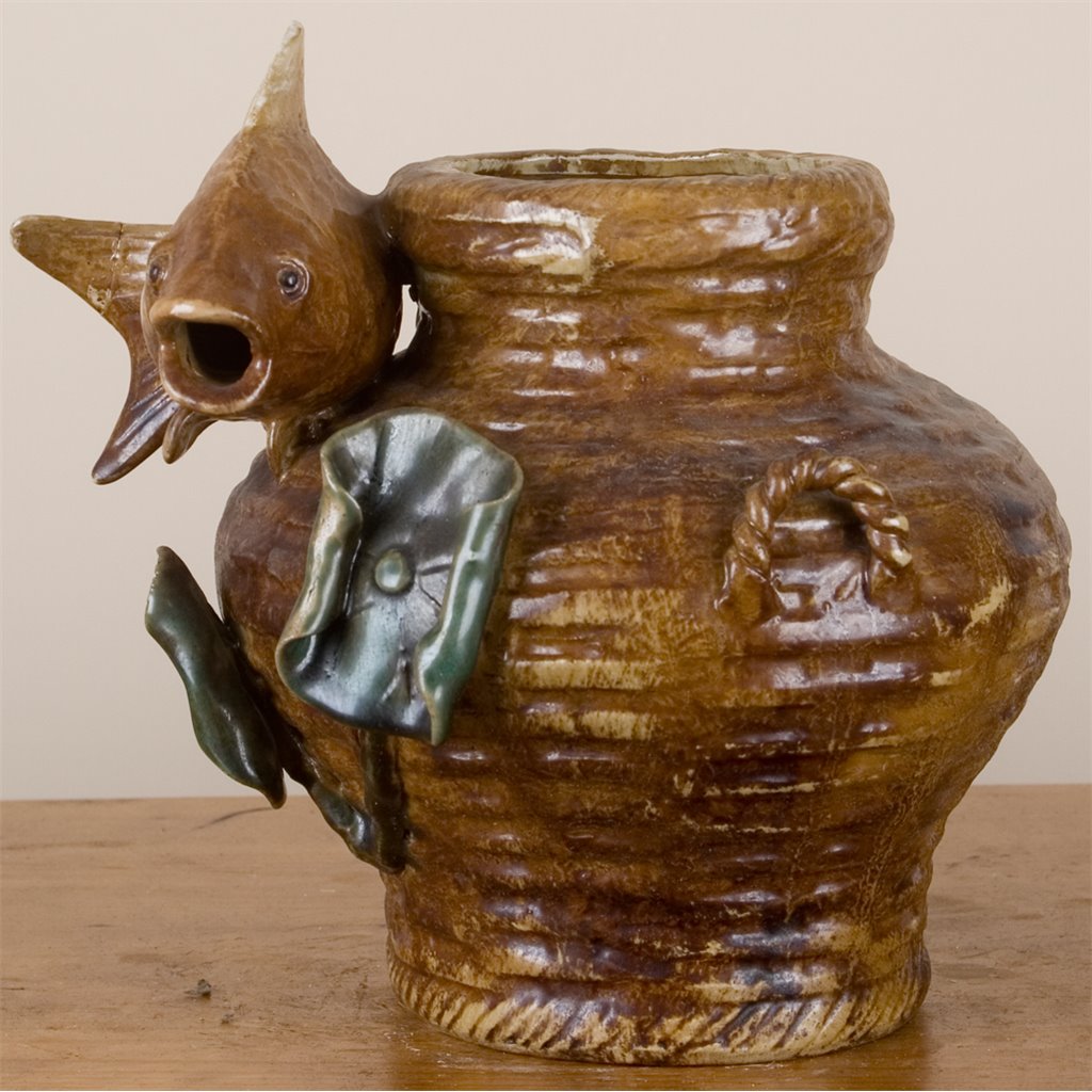 Danny's Fine Porcelain Home Decor Danny's Fine Porcelain Fish Basket Vase
