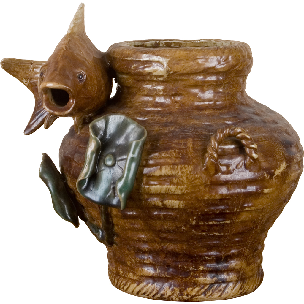 Danny's Fine Porcelain Home Decor Danny's Fine Porcelain Fish Basket Vase