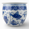 Danny's Fine Porcelain Home Decor Danny's Fine Porcelain Fishbowl-Blue and White Fish