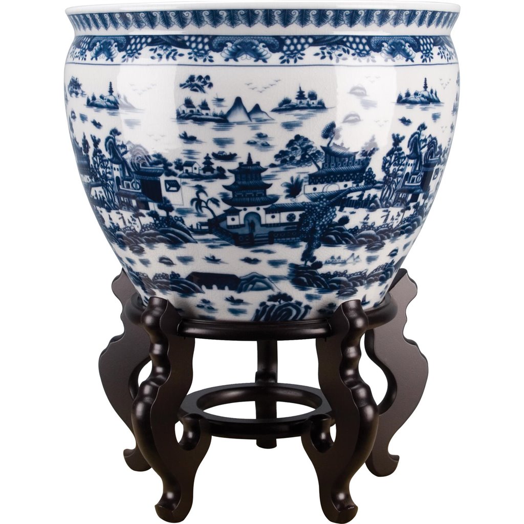 Danny's Fine Porcelain Home Decor Danny's Fine Porcelain Fishbowl (Fishbowl stand sold separately) Use YGC-10,5 stand 14150