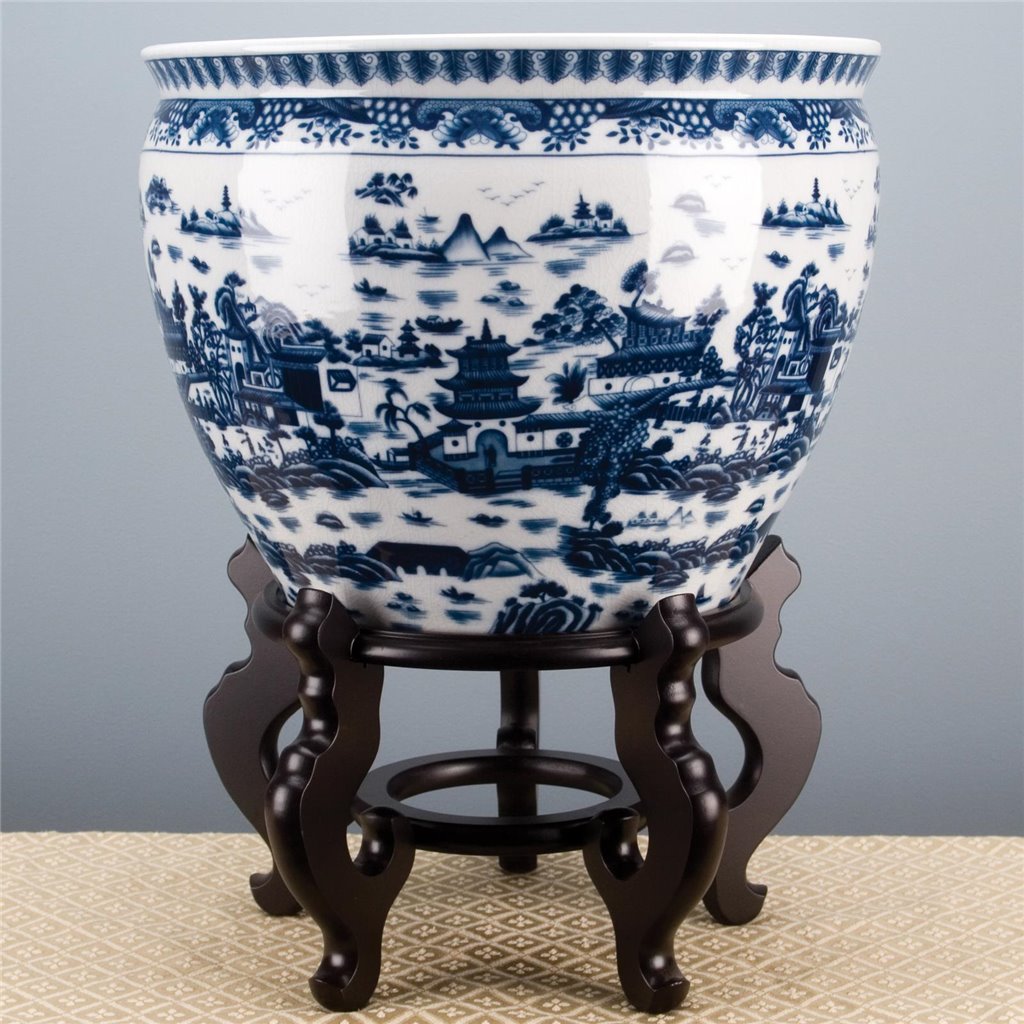 Danny's Fine Porcelain Home Decor Danny's Fine Porcelain Fishbowl (Fishbowl stand sold separately) Use YGC-10,5 stand 14150