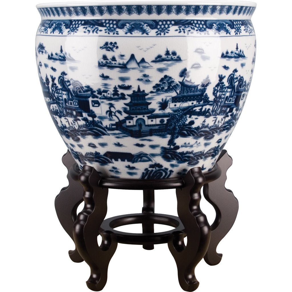 Danny's Fine Porcelain Home Decor Danny's Fine Porcelain Fishbowl (Fishbowl stand sold separately) Use YGC-10,5 stand 14150