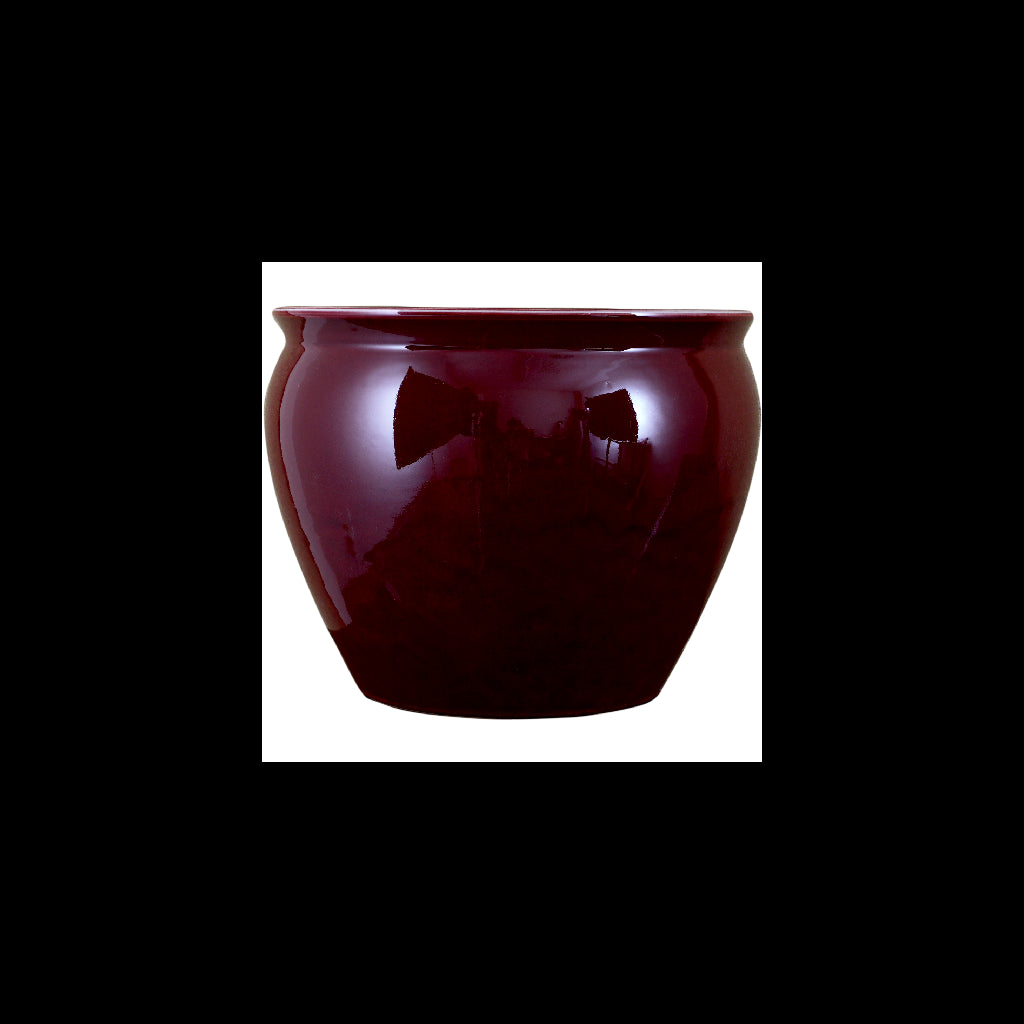 Danny's Fine Porcelain Home Decor Danny's Fine Porcelain Fishbowl - Oxblood Red 41018