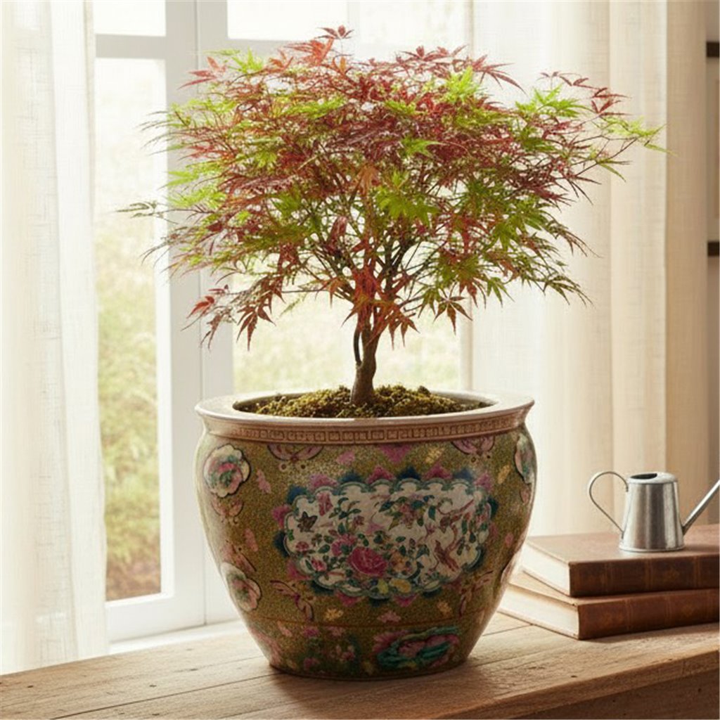 Danny's Fine Porcelain Home Decor Danny's Fine Porcelain Fishbowl Rose Medallion 18-Inch – Rose Medallion Porcelain Fishbowl