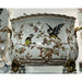 Danny's Fine Porcelain Home Decor Danny's Fine Porcelain Floral & Bird Pattern Oval Planter with Bronze Ormolu in Xiamena