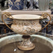 Danny's Fine Porcelain Home Decor Danny's Fine Porcelain Floral Pattern Round Basin with Bronze Ormolu in Twine Garden