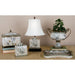 Danny's Fine Porcelain Home Decor Danny's Fine Porcelain Floral Pattern Round Basin with Bronze Ormolu in Twine Garden