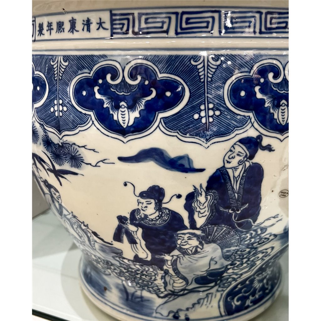 Danny's Fine Porcelain Home Decor Danny's Fine Porcelain FLUTED FISHBOWL 50985