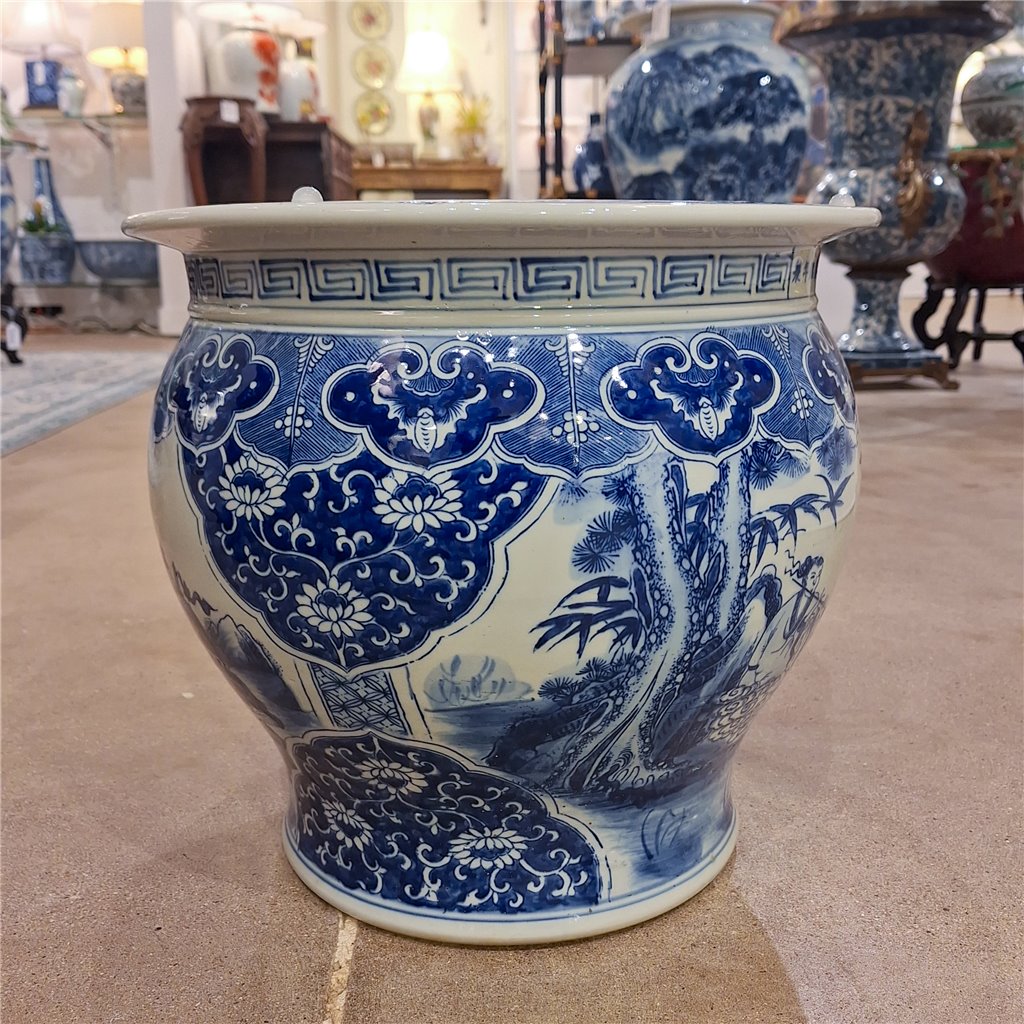 Danny's Fine Porcelain Home Decor Danny's Fine Porcelain FLUTED FISHBOWL 50985