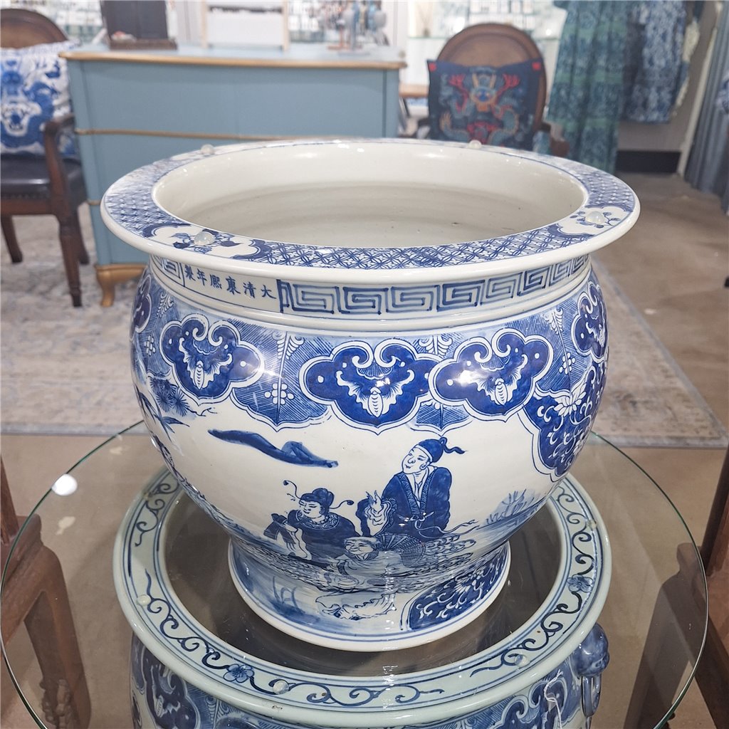 Danny's Fine Porcelain Home Decor Danny's Fine Porcelain FLUTED FISHBOWL 50985