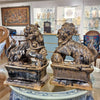 Danny's Fine Porcelain Home Decor Danny's Fine Porcelain Foo Dog Aged Black - Pair 51150