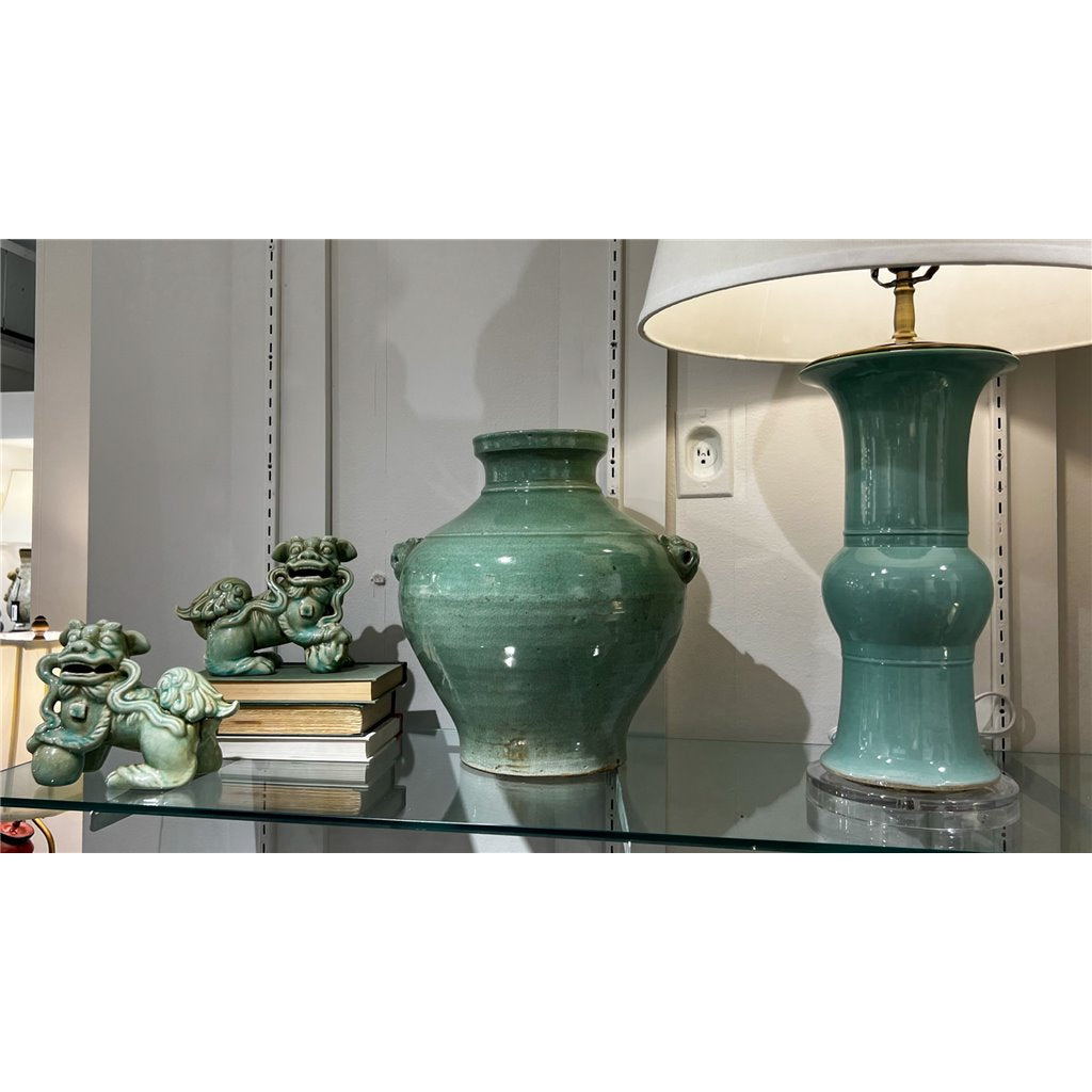 Danny's Fine Porcelain Home Decor Danny's Fine Porcelain Foo Dog Lion Celadon