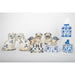Danny's Fine Porcelain Home Decor Danny's Fine Porcelain Foo Dog Pair of Mythological Figurines Symbolized Lucky