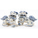 Danny's Fine Porcelain Home Decor Danny's Fine Porcelain Foo Dog Pair of Mythological Figurines Symbolized Lucky