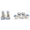 Danny's Fine Porcelain Home Decor Danny's Fine Porcelain Foo Dog Pair of Mythological Figurines Symbolized Lucky