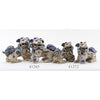 Danny's Fine Porcelain Home Decor Danny's Fine Porcelain Foo Dog Pair of Mythological Figurines Symbolized Lucky