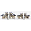Danny's Fine Porcelain Home Decor Danny's Fine Porcelain Foo Dog Pair of Mythological Figurines Symbolized Lucky