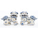 Danny's Fine Porcelain Home Decor Danny's Fine Porcelain Foo Dog Pair of Mythological Figurines Symbolized Lucky