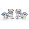Danny's Fine Porcelain Home Decor Danny's Fine Porcelain Foo Dog Pair of Mythological Figurines Symbolized Lucky