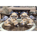 Danny's Fine Porcelain Home Decor Danny's Fine Porcelain Foo Dog Pair of Mythological Figurines Symbolized Lucky