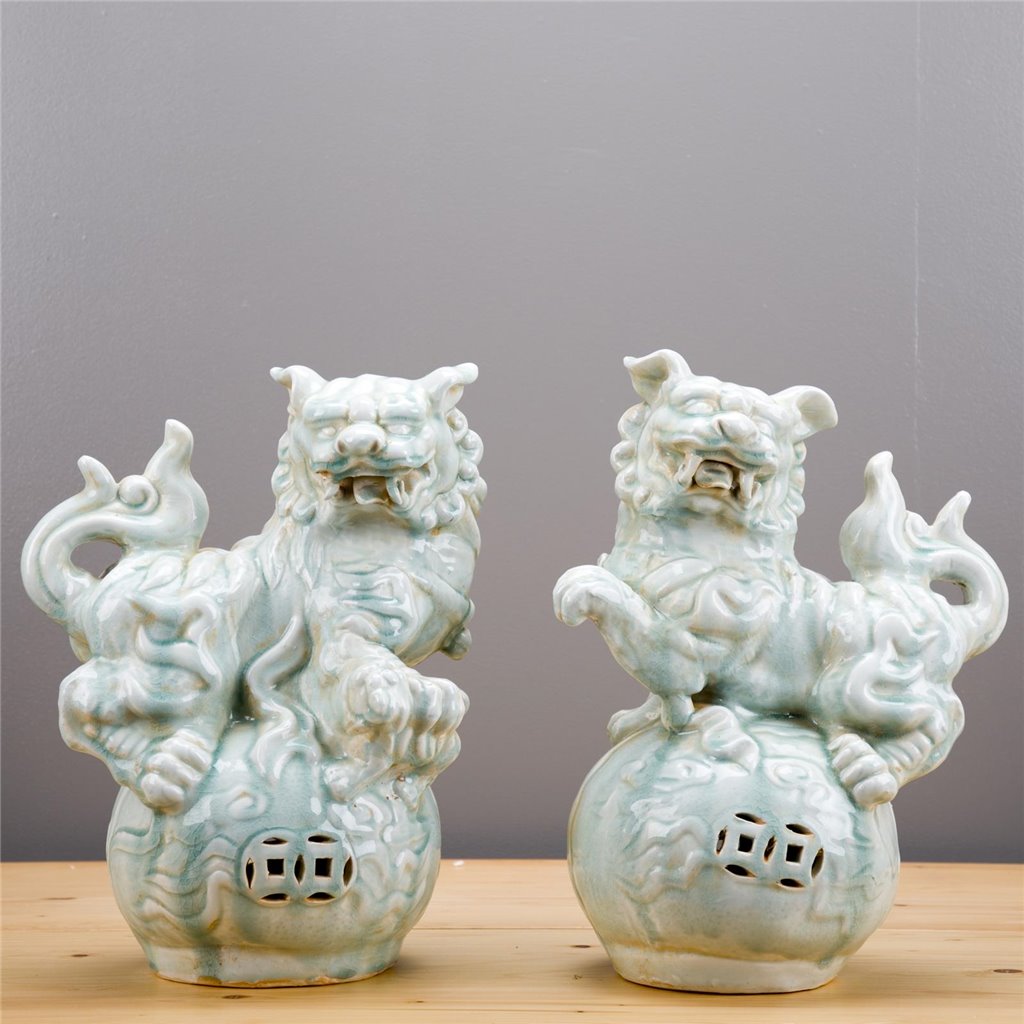 Danny's Fine Porcelain Home Decor Danny's Fine Porcelain Foo Dogs 50558