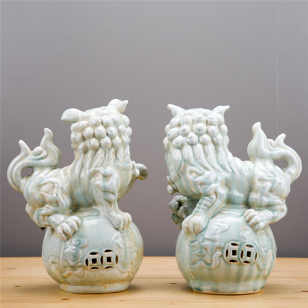 Danny's Fine Porcelain Home Decor Danny's Fine Porcelain Foo Dogs 50558