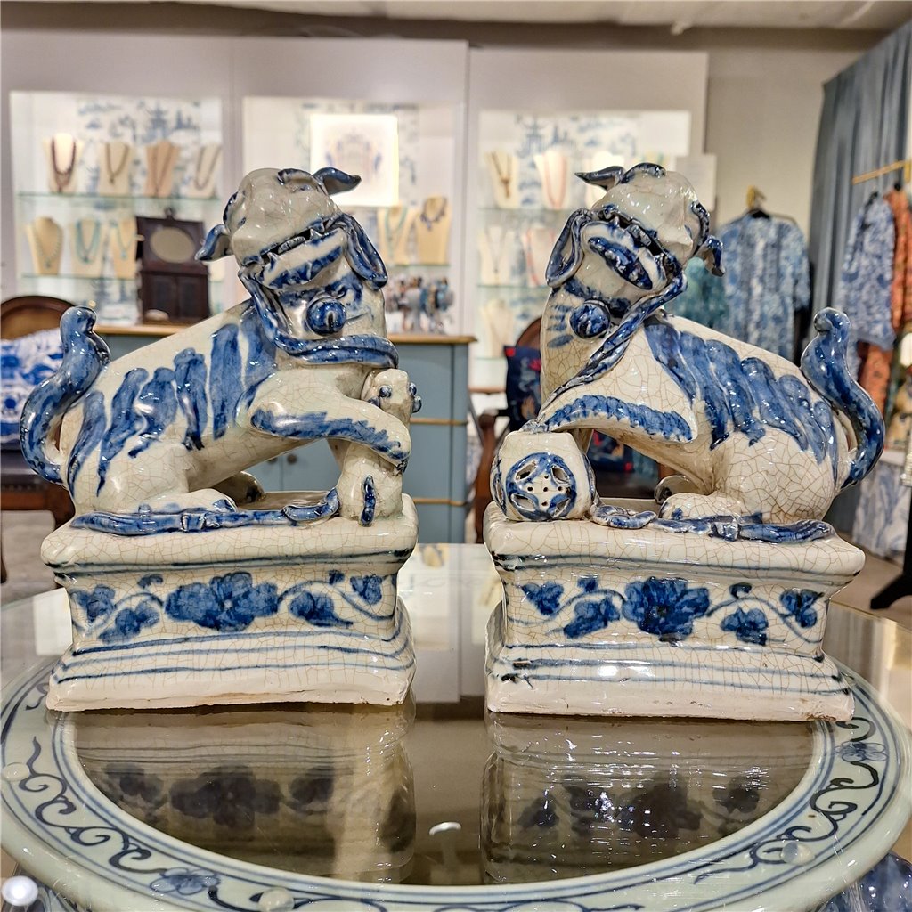 Danny's Fine Porcelain Home Decor Danny's Fine Porcelain Foo Dogs Pair 50618
