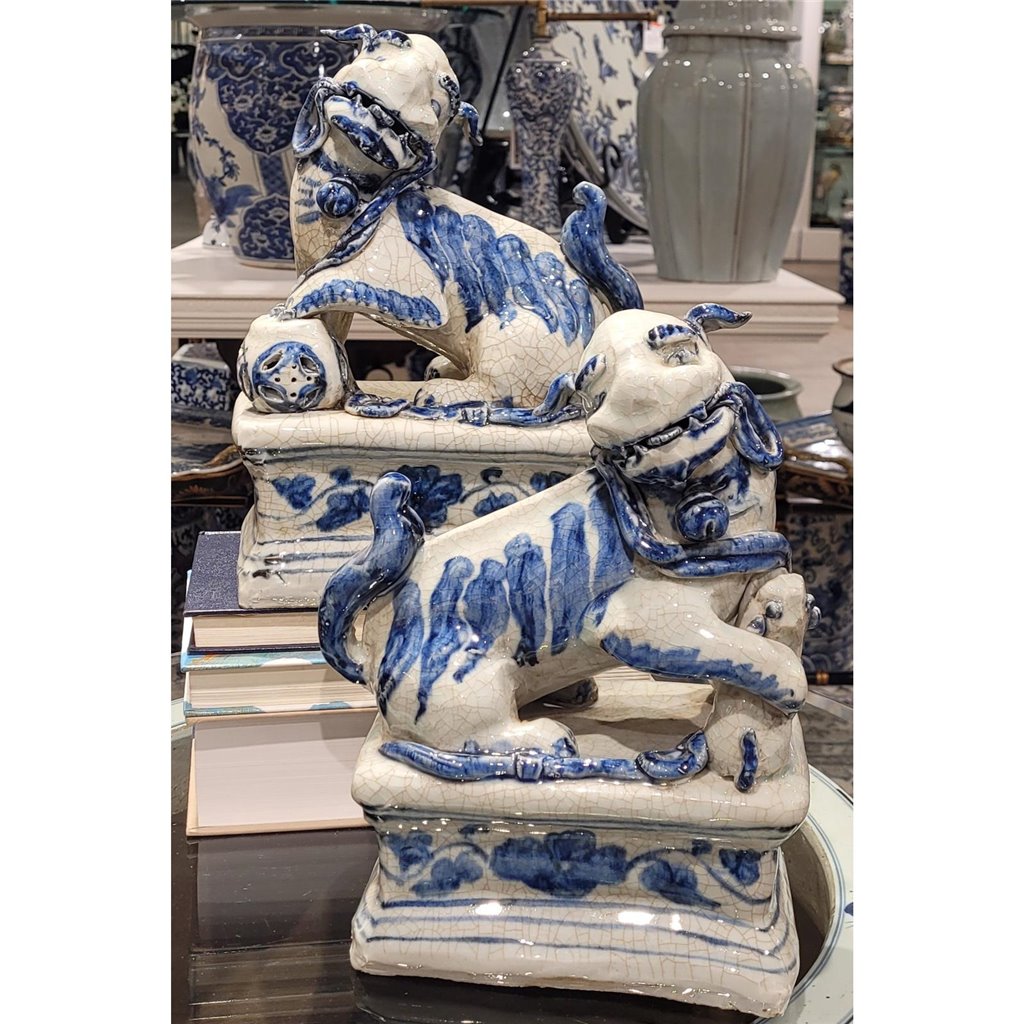 Danny's Fine Porcelain Home Decor Danny's Fine Porcelain Foo Dogs Pair 50618