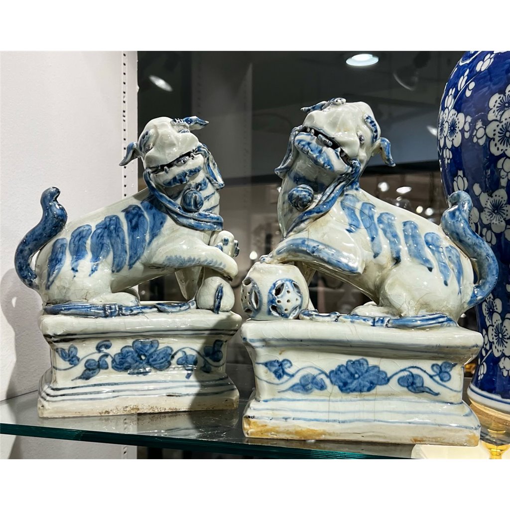 Danny's Fine Porcelain Home Decor Danny's Fine Porcelain Foo Dogs Pair 50618