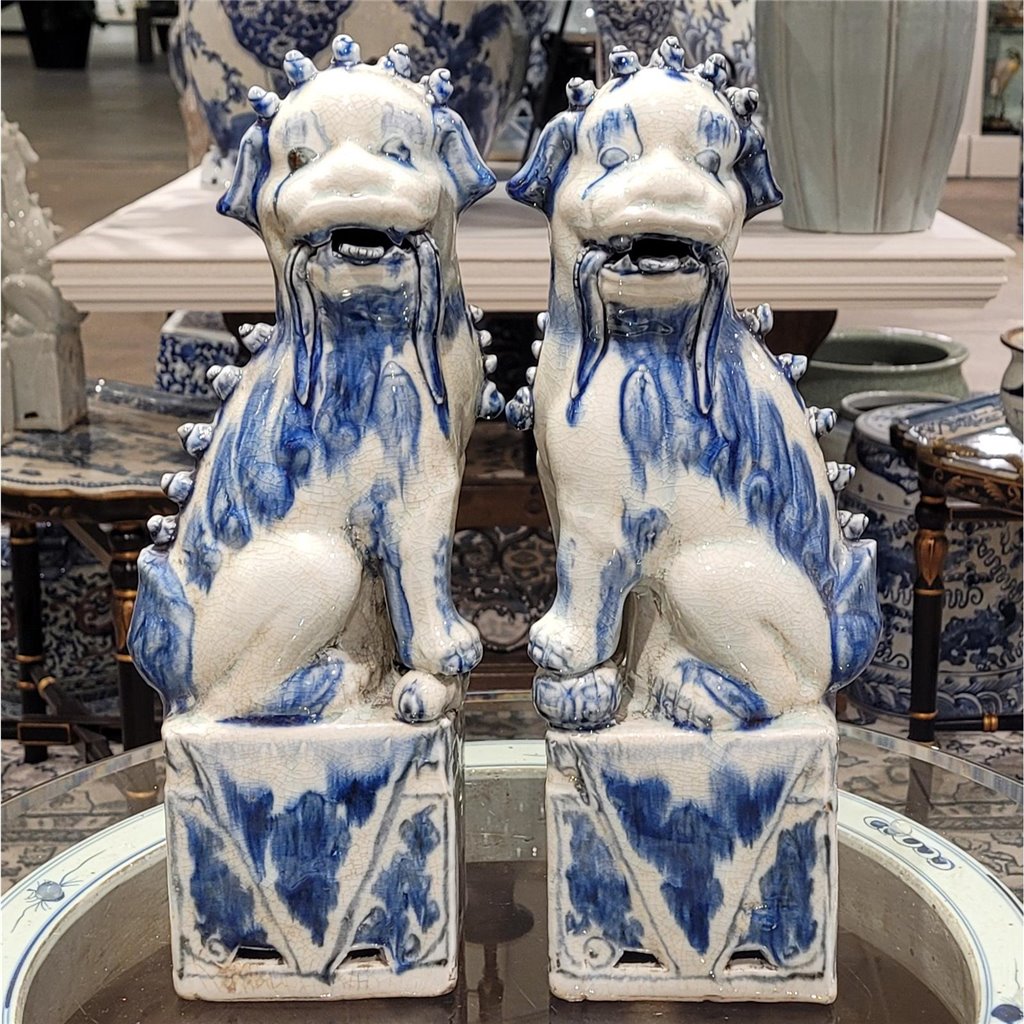 Danny's Fine Porcelain Home Decor Danny's Fine Porcelain Foo Dogs Pair 50619