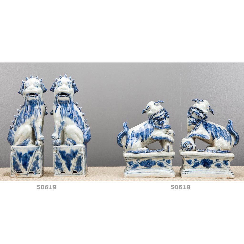 Danny's Fine Porcelain Home Decor Danny's Fine Porcelain Foo Dogs Pair 50619