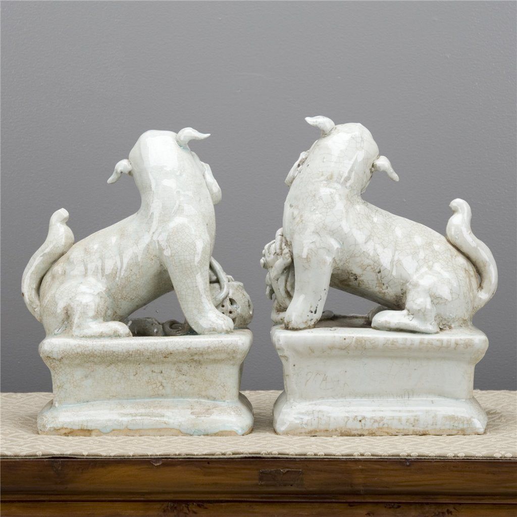 Danny's Fine Porcelain Home Decor Danny's Fine Porcelain Foo Dogs (Pr) - old celadon KS1008