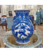Danny's Fine Porcelain Home Decor Danny's Fine Porcelain Foo Lun Vase -Blue & White