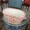 Danny's Fine Porcelain Home Decor Danny's Fine Porcelain Footbath-Pink Florets Large Size – Pink Florets Porcelain Cachepot