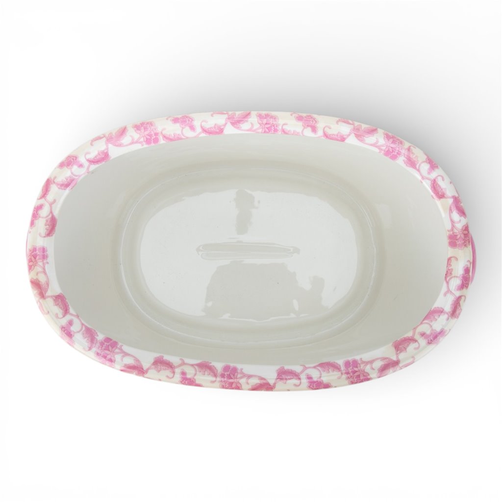 Danny's Fine Porcelain Home Decor Danny's Fine Porcelain Footbath-Pink Florets Large Size – Pink Florets Porcelain Cachepot