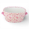 Danny's Fine Porcelain Home Decor Danny's Fine Porcelain Footbath-Pink Florets Large Size – Pink Florets Porcelain Cachepot