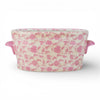 Danny's Fine Porcelain Home Decor Danny's Fine Porcelain Footbath-Pink Florets Large Size – Pink Florets Porcelain Cachepot