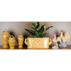 Danny's Fine Porcelain Home Decor Danny's Fine Porcelain Footbath-Yellow Medallion(16.5" X 8" Opening) CM2347-YW