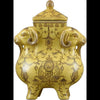 Danny's Fine Porcelain Home Decor Danny's Fine Porcelain Footed Rect Jar - Crown
